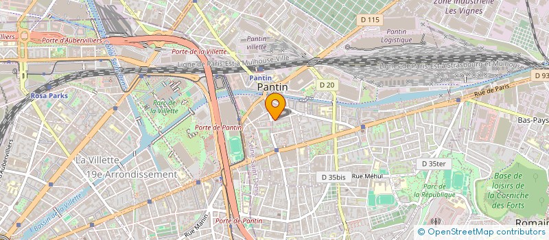localisation de l'entreprise MONSIEUR RADU DURNEA à PANTIN