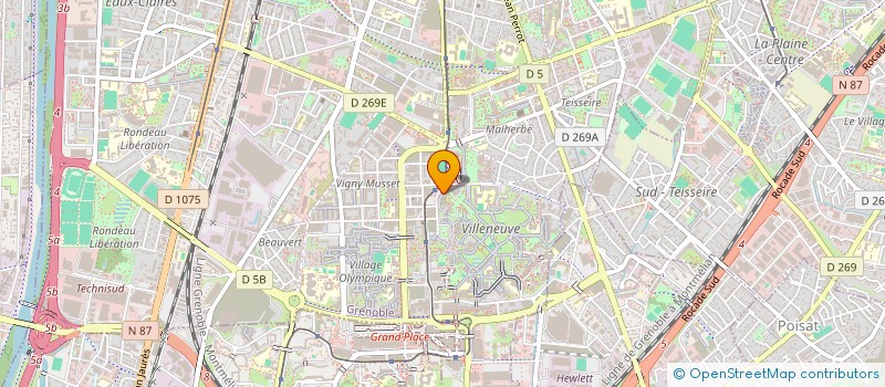 localisation de l'entreprise MONSIEUR RADU GHEREBENES  GRENOBLE