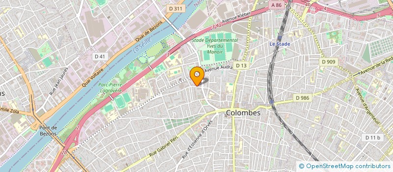 localisation de l'entreprise MONSIEUR RADU GURDUZA à COLOMBES