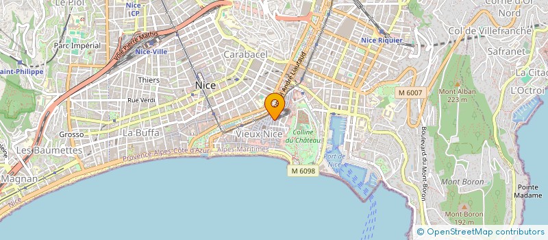 localisation de l'entreprise MONSIEUR RADU HARITON  NICE