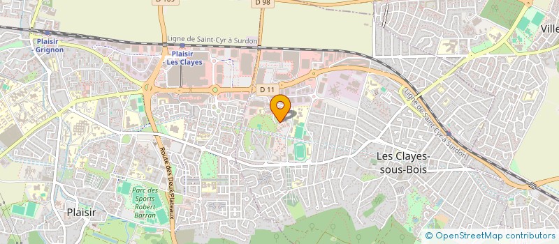 localisation de l'entreprise MONSIEUR RADU LAZAR à LES CLAYES-SOUS-BOIS