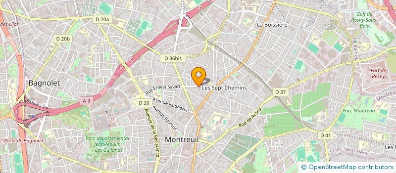 localisation de l'entreprise MONSIEUR RADU MAGALAU à MONTREUIL