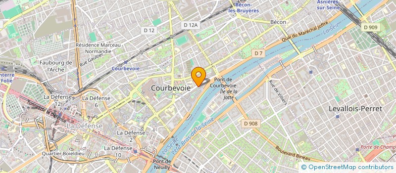 localisation de l'entreprise MONSIEUR RADU MEICU FOUCHE à COURBEVOIE