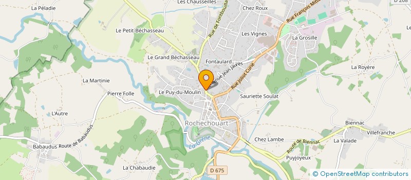 localisation de l'entreprise MONSIEUR RADU MOCEAN à ROCHECHOUART