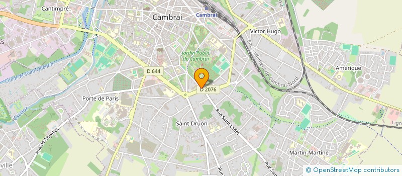 localisation de l'entreprise MONSIEUR RADU MOLDOVANU à CAMBRAI