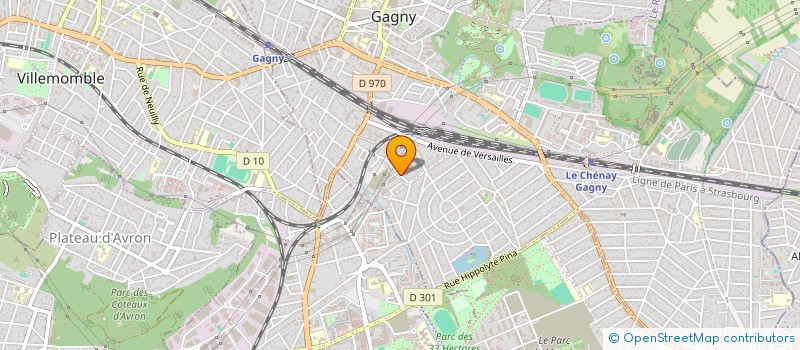 localisation de l'entreprise MONSIEUR RADU MURESAN  GAGNY