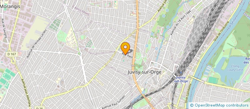 localisation de l'entreprise MONSIEUR RADU PANTELEI à JUVISY SUR ORGE