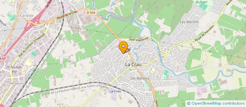 localisation de l'entreprise MONSIEUR RADU PARII à LA CRAU