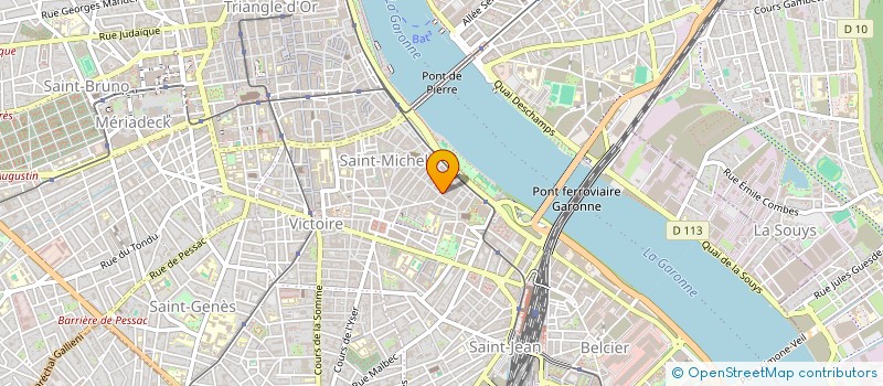 localisation de l'entreprise MONSIEUR RADU REGUS  BORDEAUX