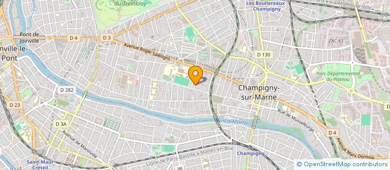 localisation de l'entreprise MONSIEUR RADU SERBAN à CHAMPIGNY-SUR-MARNE