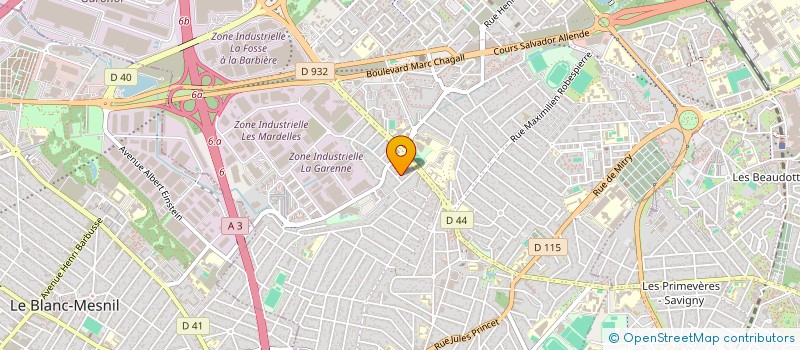 localisation de l'entreprise MONSIEUR RADU SOCHIRCA  AULNAY-SOUS-BOIS