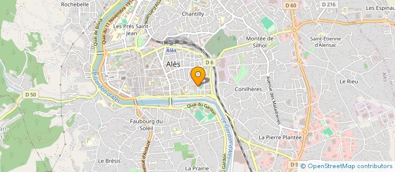 localisation de l'entreprise MONSIEUR RADWAN AJBAN DAFALLAH  ALES