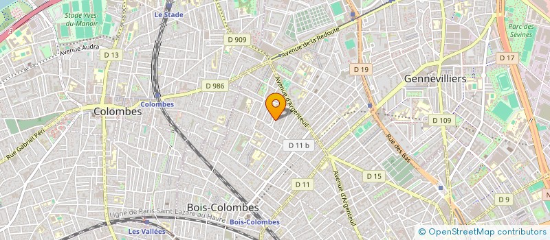 localisation de l'entreprise MONSIEUR RADWAN EL-ANKOUNI à BOIS-COLOMBES