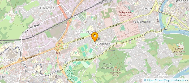 localisation de l'entreprise MONSIEUR RADWAN JOUANEH à BESANCON