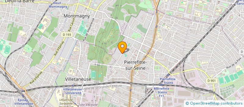 localisation de l'entreprise MONSIEUR RADWAN MEZZI à PIERREFITTE-SUR-SEINE