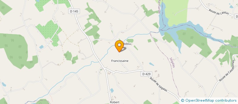 localisation de l'entreprise MONSIEUR RAE RITSON  LAUZUN