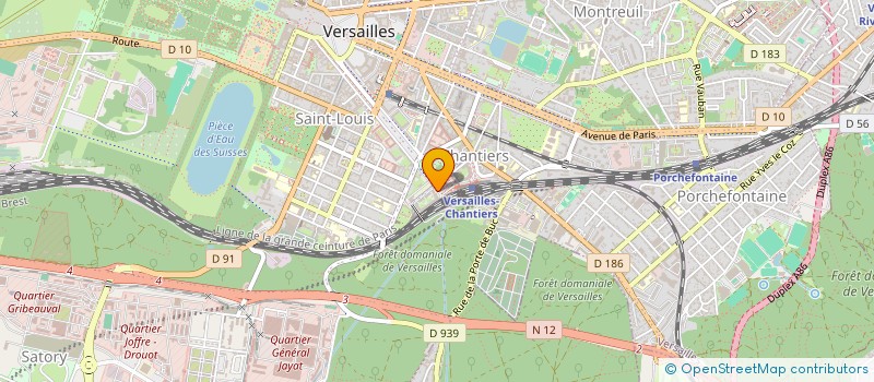 localisation de l'entreprise MONSIEUR RAED ALEKKA à VERSAILLES