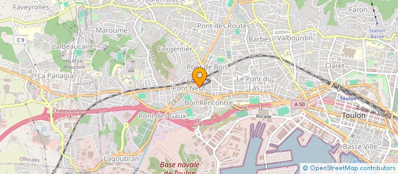 localisation de l'entreprise MONSIEUR RAED BEN BEYA  TOULON