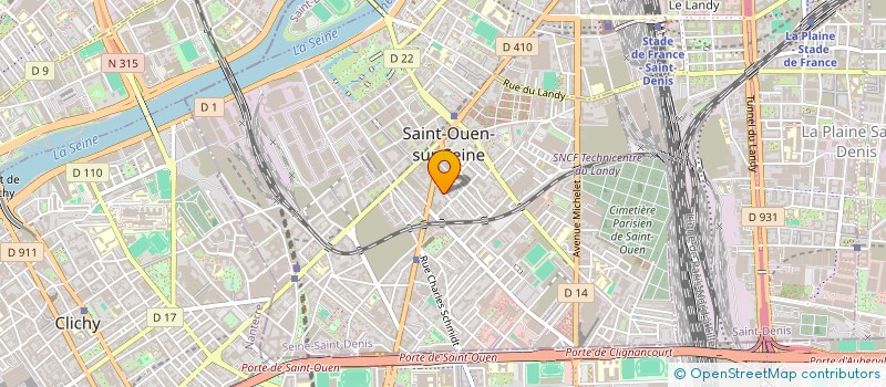 localisation de l'entreprise MONSIEUR RAED KATOUSSI à SAINT-OUEN-SUR-SEINE