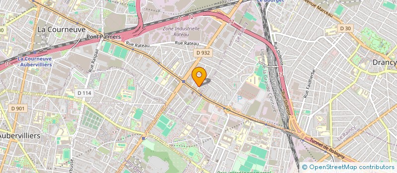 localisation de l'entreprise MONSIEUR RAED MILI à LA COURNEUVE