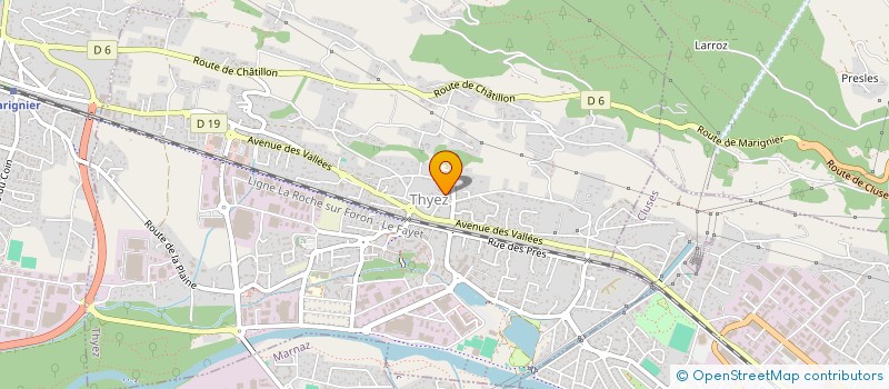 localisation de l'entreprise MONSIEUR RAED NOUASRIA  THYEZ