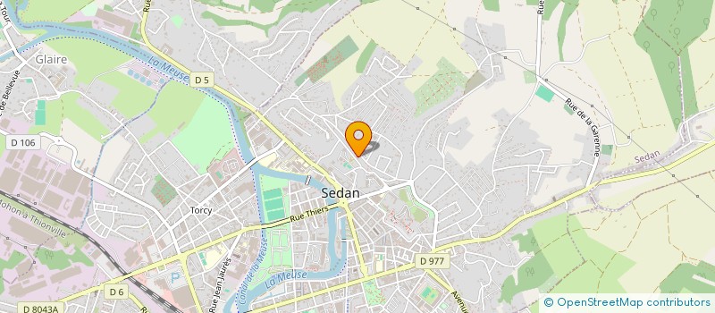 localisation de l'entreprise MONSIEUR RAED REZGUI à SEDAN