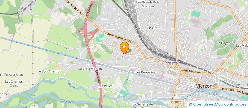 localisation de l'entreprise MONSIEUR RAEES IBRAHIMI  VIERZON