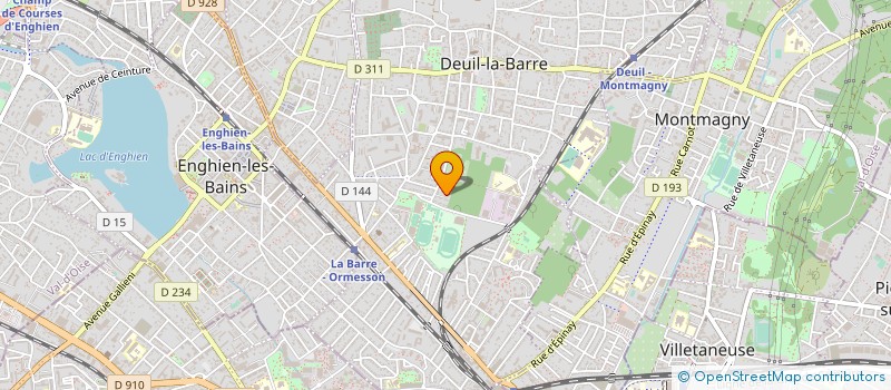 localisation de l'entreprise MONSIEUR RAEF ELEUCH à DEUIL-LA-BARRE