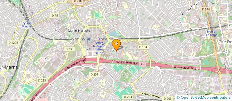 localisation de l'entreprise MONSIEUR RAEL CRESPIN  NOISY-LE-GRAND