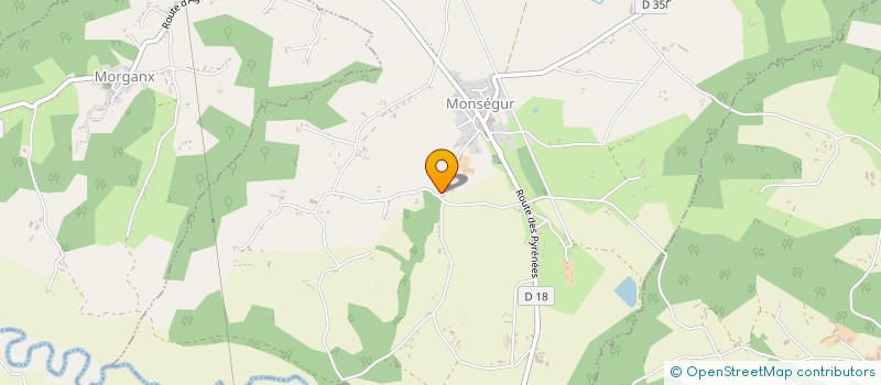 localisation de l'entreprise MONSIEUR RAF LOYEN  MONSEGUR