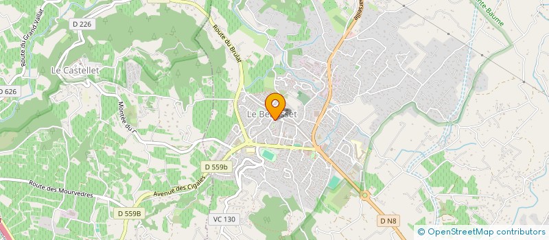 localisation de l'entreprise MONSIEUR RAFAA HAJ FREDJ  LE BEAUSSET