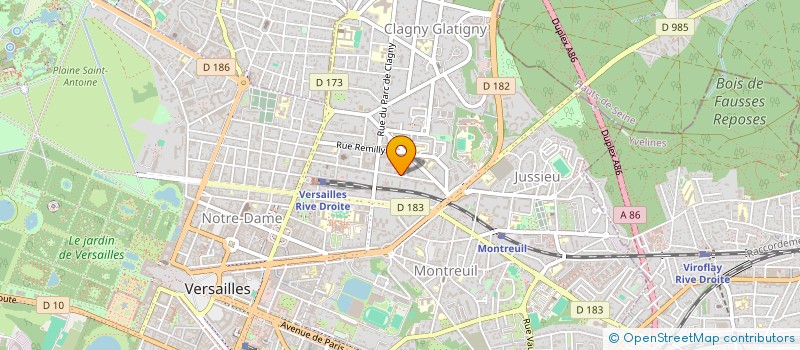 localisation de l'entreprise MONSIEUR RAFAEL BOURCIER DE SAINT CHAFFRAY à VERSAILLES