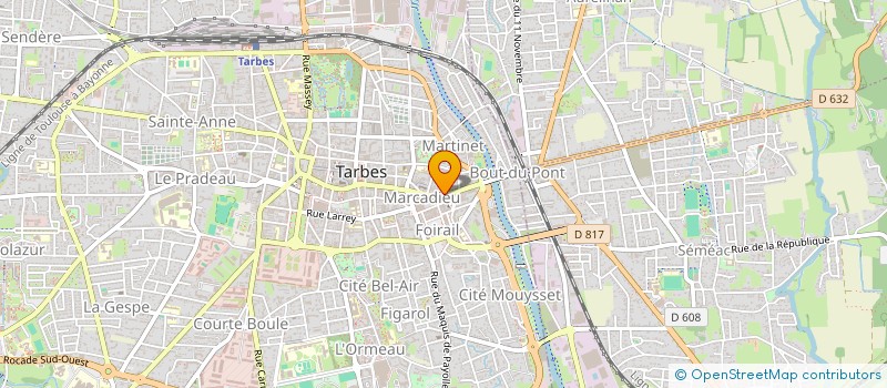 localisation de l'entreprise MONSIEUR RAFAEL BRATU à TARBES