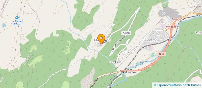 localisation de l'entreprise MONSIEUR RAFAEL BRIERRE à AIME-LA-PLAGNE