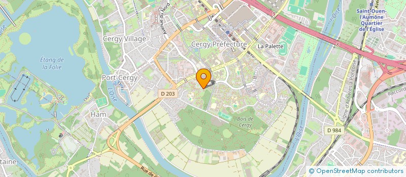 localisation de l'entreprise MONSIEUR RAFAEL BRUTSCHER  CERGY