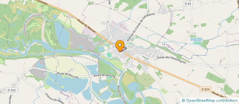 localisation de l'entreprise MONSIEUR RAFAEL CASTEJON ARIZA  CAZERES-SUR-L'ADOUR