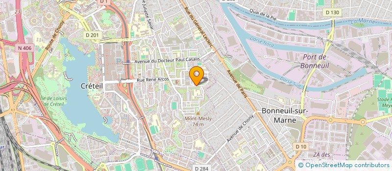 localisation de l'entreprise MONSIEUR RAFAEL CHIA AMOR  CRETEIL