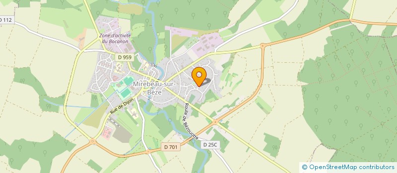 localisation de l'entreprise MONSIEUR RAFAEL DE ALMEIDA à MIREBEAU-SUR-BEZE