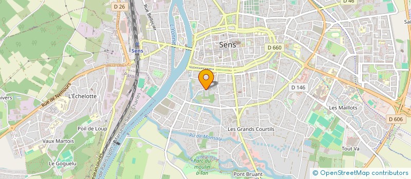 localisation de l'entreprise MONSIEUR RAFAEL DIAZ  SENS