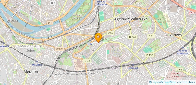 localisation de l'entreprise MONSIEUR RAFAEL DIAZ AMORTEGUI à ISSY-LES-MOULINEAUX
