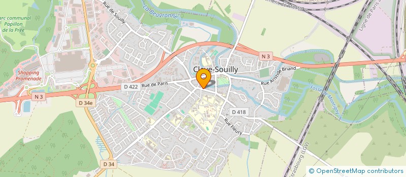 localisation de l'entreprise MONSIEUR RAFAEL DINIZ DIAS  CLAYE-SOUILLY