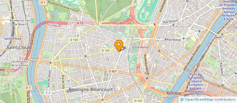 localisation de l'entreprise MONSIEUR RAFAEL DOMINGUEZ à BOULOGNE-BILLANCOURT