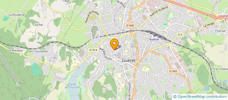 localisation de l'entreprise MONSIEUR RAFAEL DUESO à GUERET