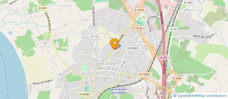 localisation de l'entreprise MONSIEUR RAFAEL FERNANDES TEIXEIRA à SAINT-ANDRE-DE-CUBZAC