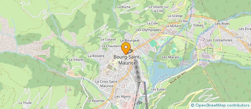 localisation de l'entreprise MONSIEUR RAFAEL FONSECA TEIXEIRA  BOURG-SAINT-MAURICE