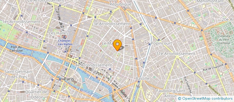 localisation de l'entreprise MONSIEUR RAFAEL GARCES LUENGO  PARIS