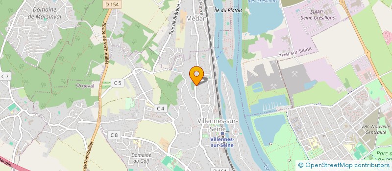 localisation de l'entreprise MONSIEUR RAFAEL GARY  VILLENNES-SUR-SEINE