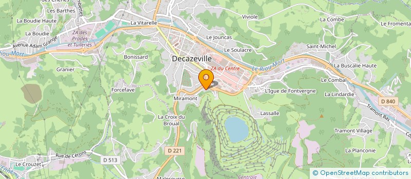 localisation de l'entreprise MONSIEUR RAFAEL GIMENEZ  DECAZEVILLE