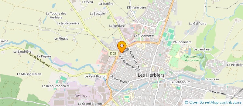 localisation de l'entreprise MONSIEUR RAFAEL GOMEZ ORTEGA  LES HERBIERS