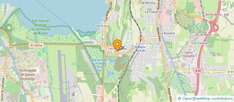 localisation de l'entreprise MONSIEUR RAFAEL GUZMAN FILETTO  VIVIERS-DU-LAC